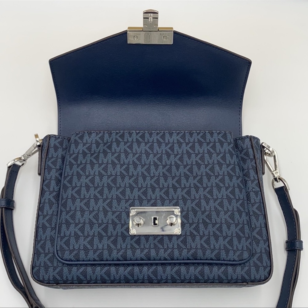 MICHAEL KORS Rose Medium Top Handle Messenger ADMI - Picture 15 of 16